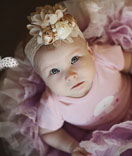 Our clients - baby girl dressed like ballerina