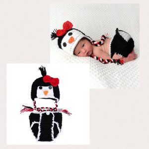 Newborn Photography Prop - Baby Penguin Costume