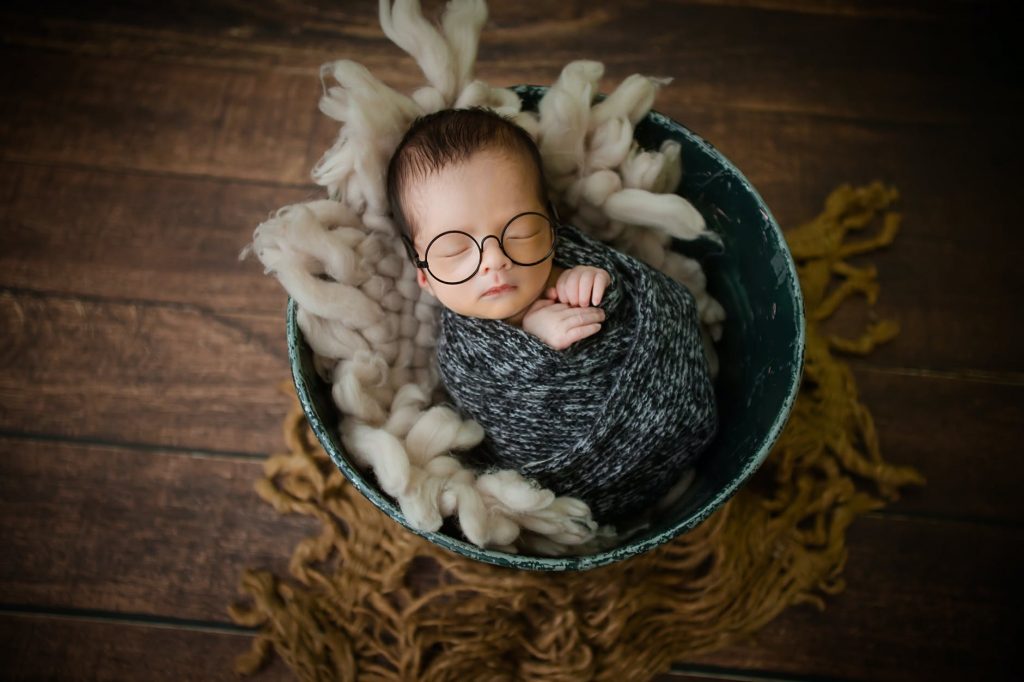 concept for a newborn photoshoot