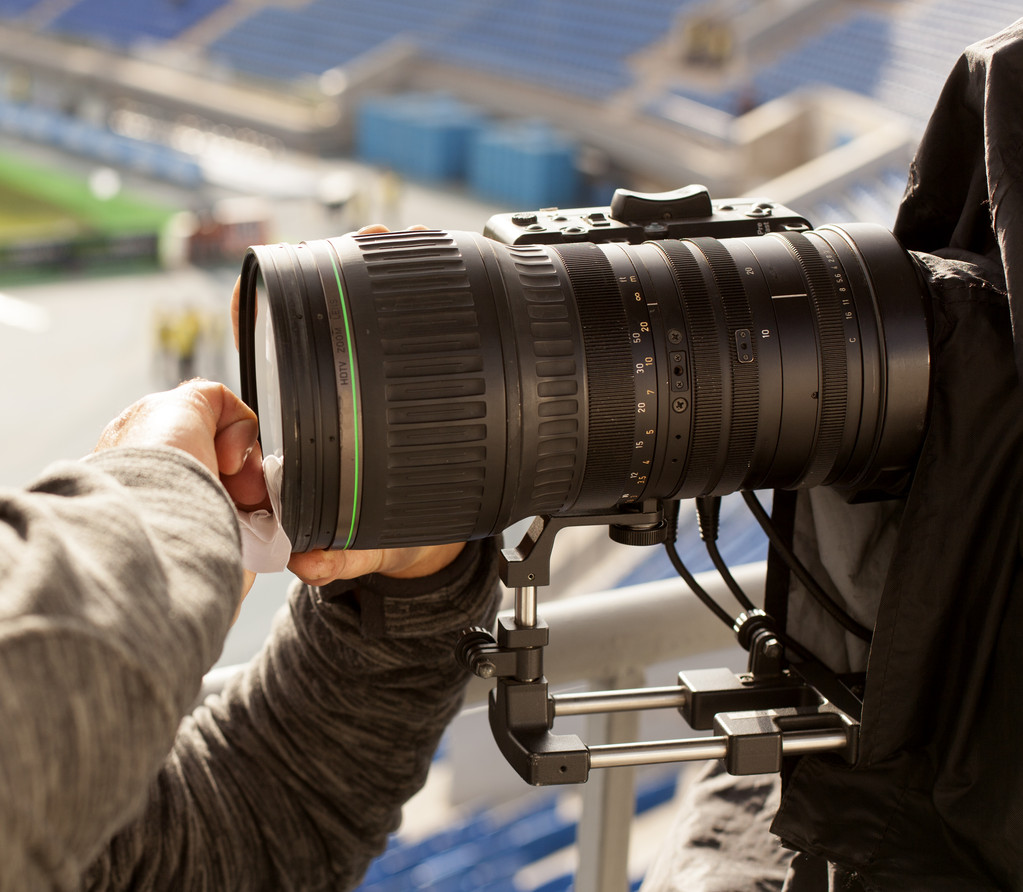 camera back football goal